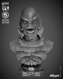 Creature from the Black Lagoon  Sculpture Statue Model Kit Unpainted/Unassemble - Picture 1 of 10