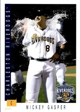 2019 Charleston RiverDogs Grandstand #12 Mickey Gasper Highland Park New Jersey