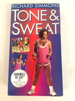 Richard Simmons Tone & Sweat VHS tape Ships Same Day With Tracking - Image 1 of 3
