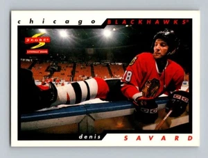 1996-97 Score Denis Savard Chicago Blackhawks #121 - Picture 1 of 2