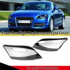 2Pcs Front Headlight Lens Cover Headlamp Shell Replacement For Audi TT 2008-2014