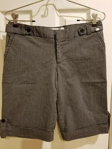 Luella for Target Damen Bermuda Chino Shorts schwarz grau Nadelstreifen Gr. 7 - Bild 1 von 6