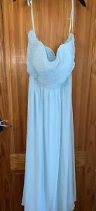 Damen Marks & Spencer Kleid Größe 20 neue Etiketten Abschlussball Abend Kreuzfahrt Hochzeit Neu - Bild 1 von 12