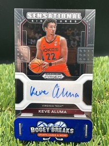 2022 Panini Prizm Draft Picks Keve Aluma Auto Autograph Sensational Signature SG