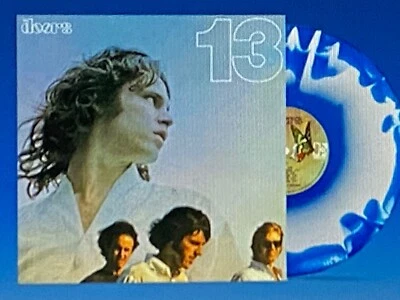 🔥 THE DOORS - 13 BLUE & WHITE SWIRL COLORED VINYL LIMITED EDITION NEW & SEALED - Image 1 of 3