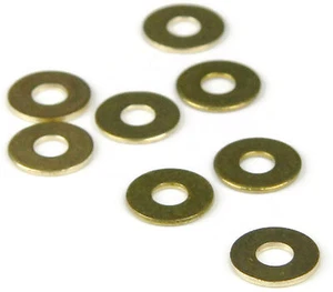 Brass Flat Washer #2, Qty 1000 - Picture 1 of 2