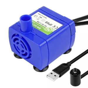 Super Leise Wasserpumpe Pumpe für Katzen Hunde Haustier Trinkbrunnen Ersatzpumpe - Bild 1 von 12