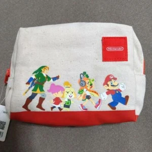 Nintendo Store Tokyo Limited Square Pouch Super Mario Zelda Link Splatoon Yoshi - Picture 1 of 7