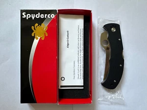 New Spyderco /Massad Ayoob /Black G10 /VG-10 /C60GP /Discontinued (2011) rare - Picture 1 of 15
