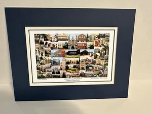Villanova University, Photo Collage of Campus 9x12", double matted, signed - Picture 1 of 4