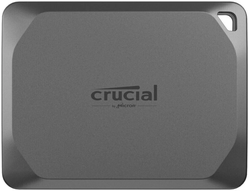 Crucial X9 Pro PORTABLE 4 TB externe SSD Festplatte CT4000X9PROSSD902 USB-C grau