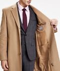 Manteau homme Michael Kors mélange laine cachemire moderne chameau marron 46 L neuf avec étiquettes