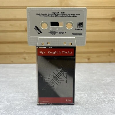 Caught in the Act by Styx (Cassette, Jul-1991, A&M) - Image 1 of 4