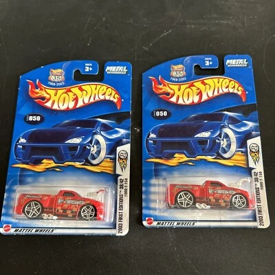 Hot Wheels 2003 First Editions Ford F-150 #050 Lot Of 2 - Image 1 of 4