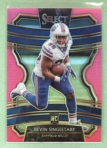 2022 FATHERS DAY DEVIN SINGLETARY #10/10 = #1/1 2019 SELECT PINK PRIZM ROOKIE RC