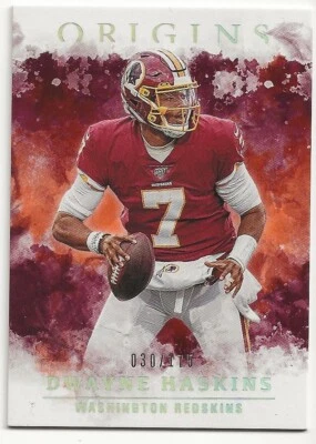 2020 Panini Origins Orange Dwayne Haskins /175 #17 - Image 1 of 2