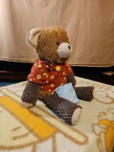 Scentsy Buddy Apx 15” Sasha The Bear & Red Shirt Plush With Pack Working Zipper - Picture 1 of 12