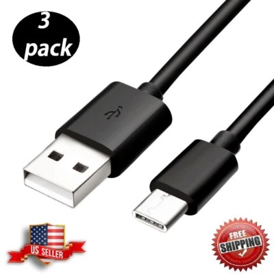 3x Cable for Samsung USB-C Type C  Fast Charging Cord Galaxy S9 S8 Plus Note 8 9 - Image 1 of 4