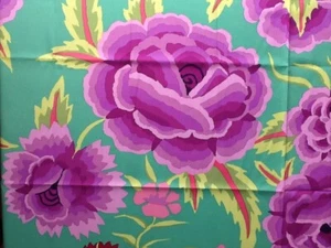 KAFFE FASSETT SHAWL PURPLE GP106 32” X WOF original issue - Picture 1 of 3