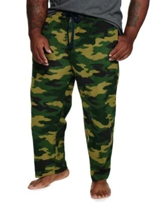 Pantalones para dormir Sonoma camuflados de microfleece grandes y altos para hombre nuevos con etiquetas - talla XXL Foto 1 de 3