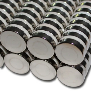 20 DISCHI MAGNETICI AL NEODIMIO D20x5 mm NdFeB N48 MAGNETI DI POTENZA FORTE 10 KG - Foto 1 di 2