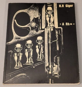 A Rh+ - H.R. Giger (1971 PB Book) W. Zurcher Verlag - Rare 70s Sci-Fi Swiss Art - Picture 1 of 24