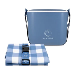 Large 5.5L Cool Box Insulated Cooler Camping 145 x 145cm Picnic Blanket Bayside - Picture 1 of 7