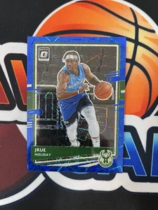 2020-21 Panini Donruss Optic Jrue Holiday Blue Velocity Prizm #106 Bucks - Picture 1 of 2