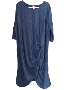 Sheego @ Curvissa Plus Size 30 32 Black Sparkle Ruched DRESS Party Occasion £54 - Picture 1 of 4