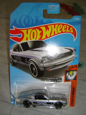 Ford Mustang 2+2 Fastback RAW #8/10 1/64 FYG25 Hot Wheels Muscle Mania '65 Foto 1 de 4