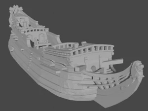 1/1200th Dutch Fluyt (Turner Miniatures) - Bild 1 von 2