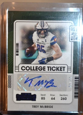 Trey McBride 2022 Panini Chronicles Contenders Draft Picks Autograph /99 - Image 1 of 2