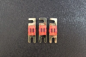3 PK 150 AMP MINI ANL FUSIBLES NIQUELADOS EN LÍNEA AFC AFS HOJA AUTO COCHE MANL150 - Imagen 1 de 8