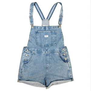 Monos cortos vintage Levi's bolsillos para mujer talla XL azul - Imagen 1 de 8