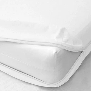 Zipper Fitted Sheet, Full Size Sheet 8 Inch Deep Full, White - Picture 1 of 9