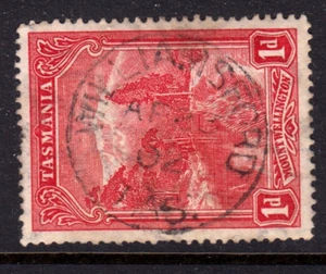 Tasmania 'Williamsford' pmk on 1d. red pictorial. Common and rated 2 C - Picture 1 of 1