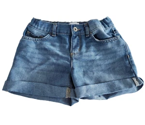 The Children's Place Girl's Roll Cuff Medium Wash Denim Shorts Size 8 - Picture 1 of 4