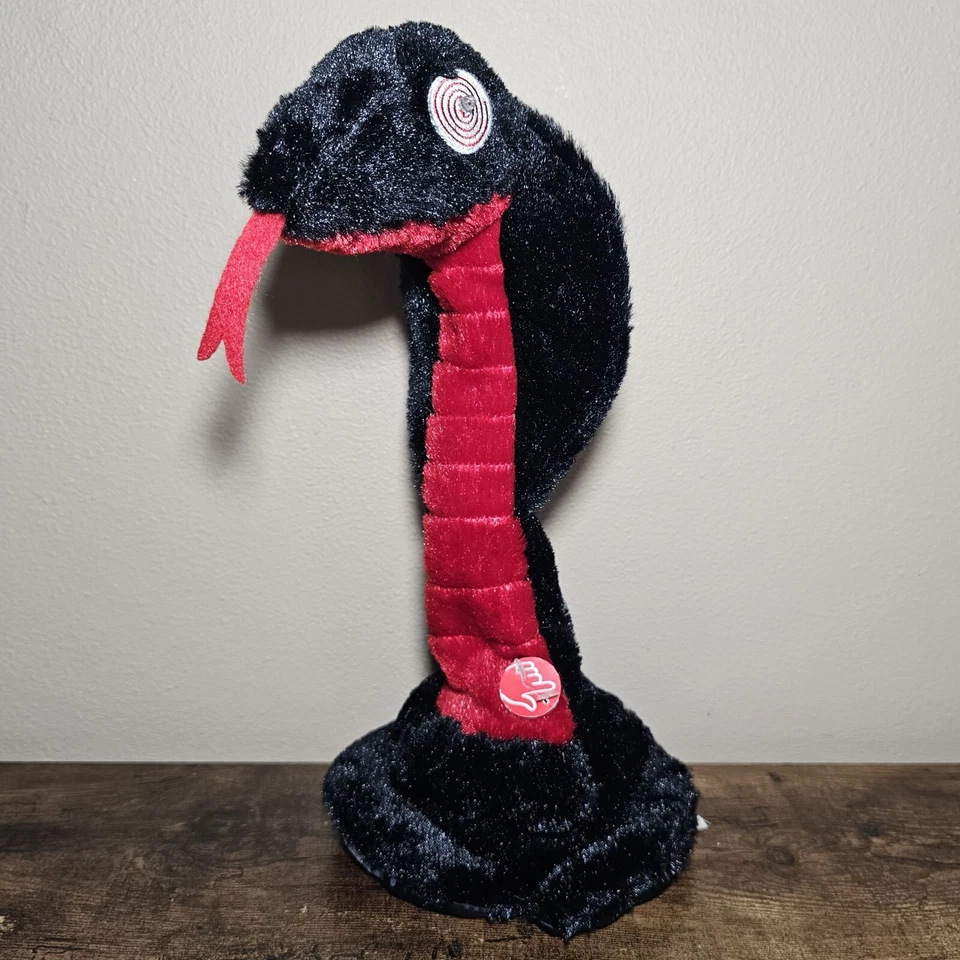 Halloween Dan Dee Cobra Snake Stuffed Animal Toy 13" Light Up Musical Plush 2014 - Image 1 of 4