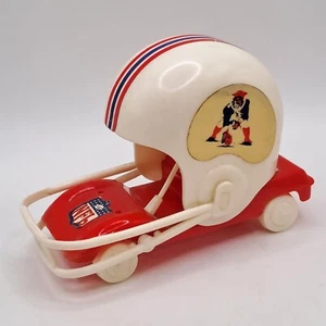 Vintage Sportoy NFL Helmet Buggy Car New England Patriots - Picture 1 of 7