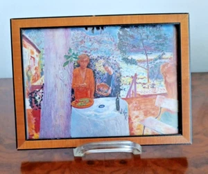 Pierre Bonnard Die Terrasse von Vernon AK - Hochwertiger Bilderrahmen Postkarte - Bild 1 von 4