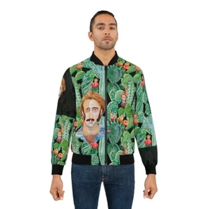 Nicolas Cage ""Raising Arizona"" Kaktus Acid Trip Bomber - Nic Cage Flugjacke - Bild 1 von 29