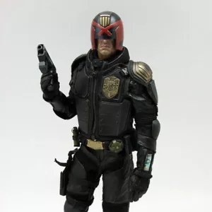 Figuras de arte blindadas pesadas policía especial Dredd 12 pulgadas figura de acción muñeca modelo AF015 - Imagen 1 de 4