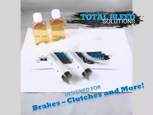 TBS One Man Motorcycle / Bike Brake Bleeding Kit INCLUDES DOT FLUID! A++ - Picture 1 of 4