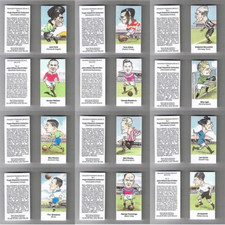Rowland Football Soccer Footballer Caricature Single Card Series 1 to 5  Various