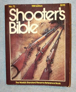 Shooter's Bible, 1981 Ausgabe Nr. 72, Weltstandard-Schusswaffen Nachschlagewerk - Bild 1 von 1