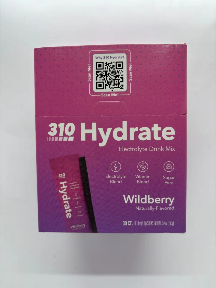Paquete de 30 Polvos Electrolitos Hidratados 310 Hidratación Sin Azúcar ¡ENVÍO GRATUITO! Foto 1 de 1
