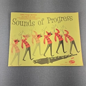 Sounds of Progress Song Flute Method By Parker & Jenson 1967 Vintage Songbook - Picture 1 of 9