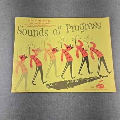 Sounds of Progress Song Flute Method By Parker & Jenson 1967 Vintage Songbook - Image 1 of 4