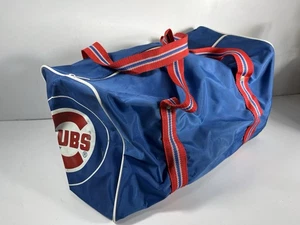 Borsone da palestra vintage Chicago Cubs Baseball MLB pubblicità A J - Foto 1 di 9