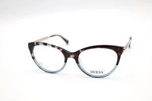 GUESS GU2462 BL Blue Tortoise 51-18-135 Eyeglass Frames E611 - Picture 1 of 11